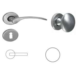 Ida BB Taste/Türknauf mit satinierter Chromoberfläche 109419920 - Bau & Renovierung