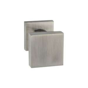 TLAČIDLO Asymetrická saténová chrómová štvorcová rozeta 109419922 - Výstavba&Renovácia