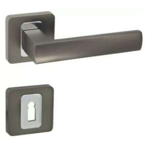 Maff Négyzetrozettás Antracit/Grafit Szürkeszín BB door handle, square rosette, anthracite/graphite grey - Open shutter