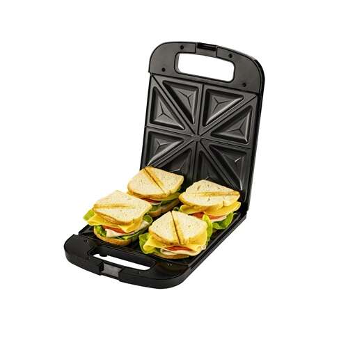 Sandwich maker Adler AD3055 cu patru sandvișuri la copt