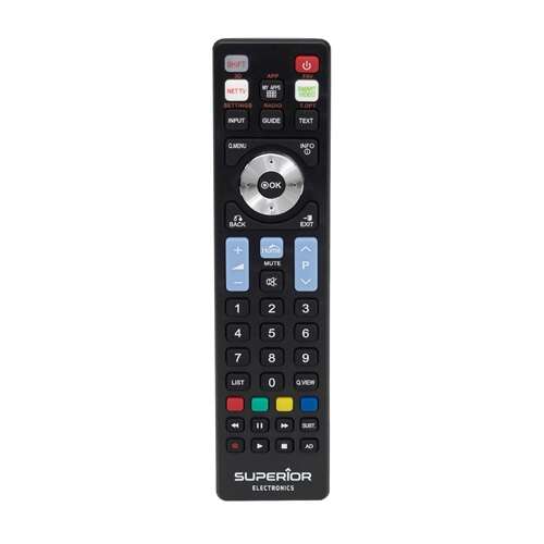 Univerzálny diaľkový ovládač Superior Electronics pre LG televízory, čierny