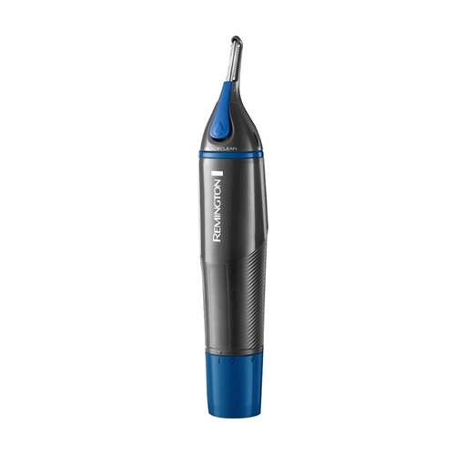 Remington NE3850 Nose and Ear Hair Trimmer, gray and blue, electric trimmer for nose and ear hair