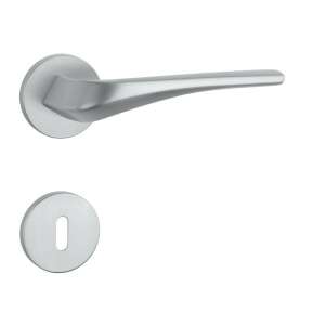 Aprile DALIA Körrozettás R SLIM 7MM SC Satin Chrome Door Handle - Aprile