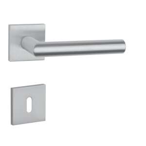 Aprile ARABIS Négyzetrozettás Q SLIM 7MM MSC Satin Chrome Door Handle - Aprile