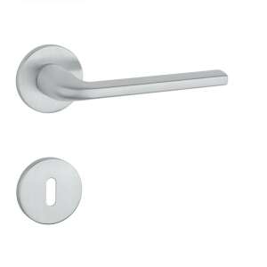 Aprile OLEANDRO Körrozettás R SLIM 7MM MSC Satin Chrome Door Handle - Aprile