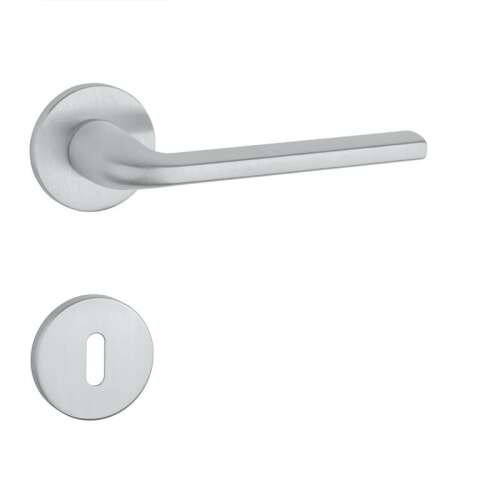 Aprile OLEANDRO Körrozettás R SLIM 7MM MSC Satin Chrome Door Handle