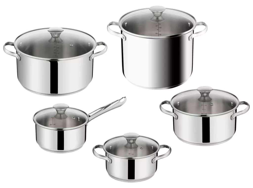 Tefal Daily Cook Edény készlet, 10 részes, indukciós, rozsdamente...