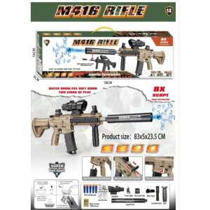 M416 Vízpisztoly Játék - Vízbomba és EVA Golyó - 83x5x23,5cm