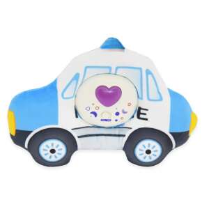 Altató Plüss Rendőrautó - Zene és Fény - 18cm