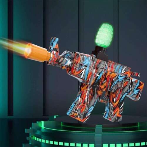 Játékfegyver fluoreszkáló töltényekkel, <product_name> Játékfegyver 3000 db Fluoreszkáló tölténnyel ,biztonságos, szórakoztató, fejlesztő