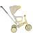 TRIKE FIX V4 tricycle for children, yellow-grey with sun canopy
