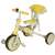 TRIKE FIX V4 tricycle with safety harness, yellow-grey