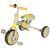 TRIKE FIX V4 tricycle, yellow-grey, pedal tricycle mode