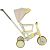 TRIKE FIX V4 tricycle with sunshade, yellow-grey