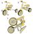 TRIKE FIX V4 tricycle configurations, various modes, yellow-grey