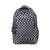 Kruzzel karierter Rucksack, schwarz-weiß kariertes Muster, 30l Kapazität