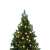 Christmas tree with Home KII 200B/WW LED string lights, isolated