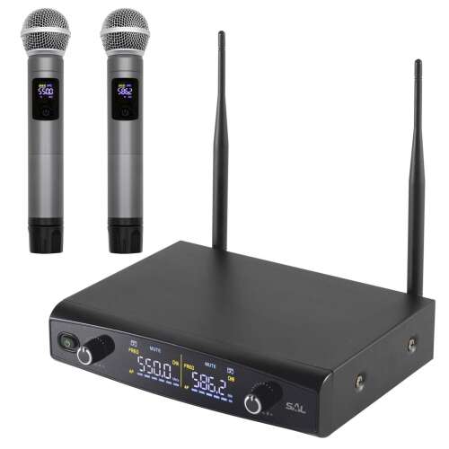 Home by Somogyi MVN 600 Wireless Microphone Set with Receiver and Two Microphones