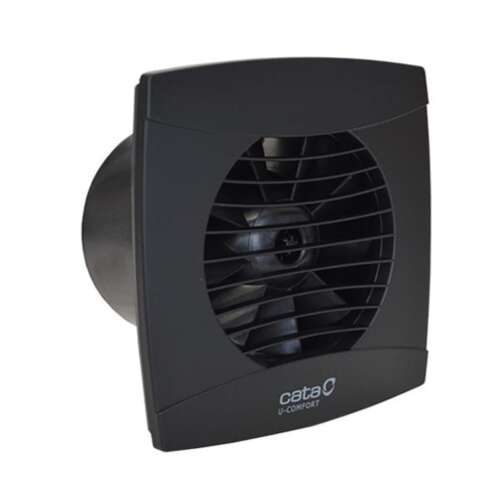 Cata UC-10 HYGRO BK ventilation fan, black, 100mm diameter, 26dB(A) noise level