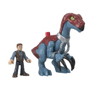 Imaginext Jurassic World Therizinosaurus és Owen figura szett - Mattel