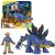 Imaginext Jurassic World Figurine de acțiune Stegosaurus și Dr. Grant cu ambalaj