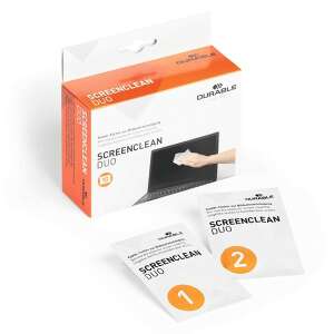 Durable Screenclean Duo Bildschirm Reinigungstücher, 2er Pack - Reinigungsmittel