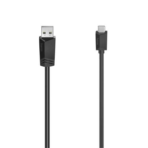 Hama USB-C to USB-A cable, 0.75m, black