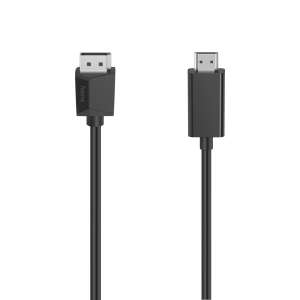 Кабел Hama DisplayPort към HDMI, 1,5 м, Ultra HD 4K - Hama