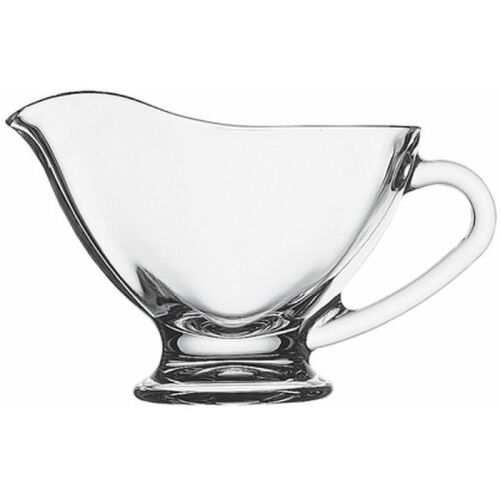 Pasabahce Basic 250 ml szószkiöntő, átlátszó üveg mártásos csónak