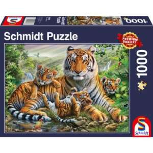 Schmidt Tiger and Cubs 1000 db-os puzzle (4001504589868) (4001504589868) 109567255 - Schmidt