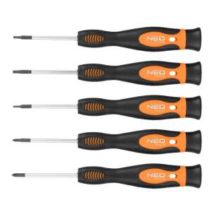 NEO Tools Set de șurubelnițe de precizie cu 5 piese pentru electronică și reparații mici - Unelte de mână