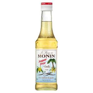 Monin Cukormentes Vanília Szirup, 250ml üveg - Monin