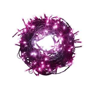 Pink LED Christmas lights, 180 LEDs, 13.6m long, 8 lighting modes - Sumker