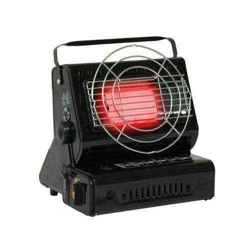FK-ST-200 Portable Gas Heater with Ceramic Plate, 2kW, Black