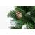 Close-up of Prémium Tobozos Havas Műfenyő 3D Karácsonyfa 250cm, artificial Christmas tree branch with snow and pine cone
