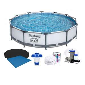 Bestway Steel Pro Max Ground Pool fémvázas medenceszett, kiegészítőkkel - 366 x 76 cm