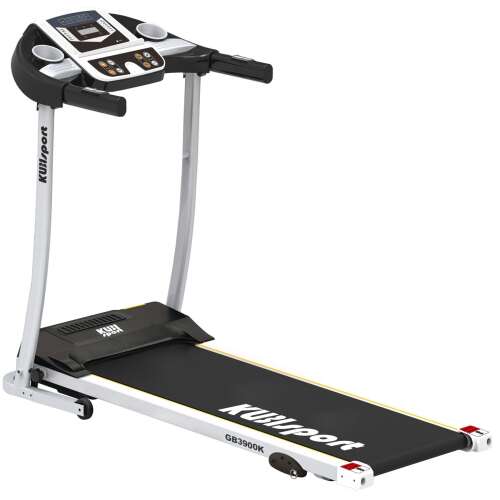 Kuliport GB3900K treadmill, white and black, side view