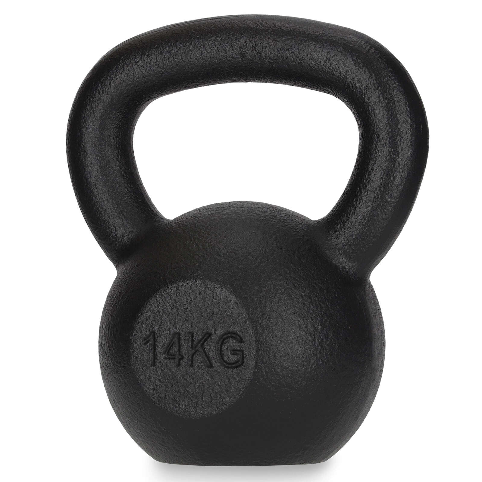 4FIZJO kettlebell vas Súly 14kg - Fekete