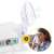 4FIZJO STD compressor nebulizer inhaler, woman using the inhaler