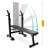4FIZJO Pad PRO+ weight bench with stand, adjustable backrest