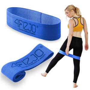4FIZJO FLEX BAND exercise resistance band, blue, 10-15 kg, for legs and glutes workout - Home workout