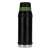 Mountain Goat 2L Stainless Steel Outdoor Thermos, side view, black with green accents