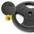 20 kg cast iron weight plate for barbell, 4FIZJO, close-up of weight plate surface