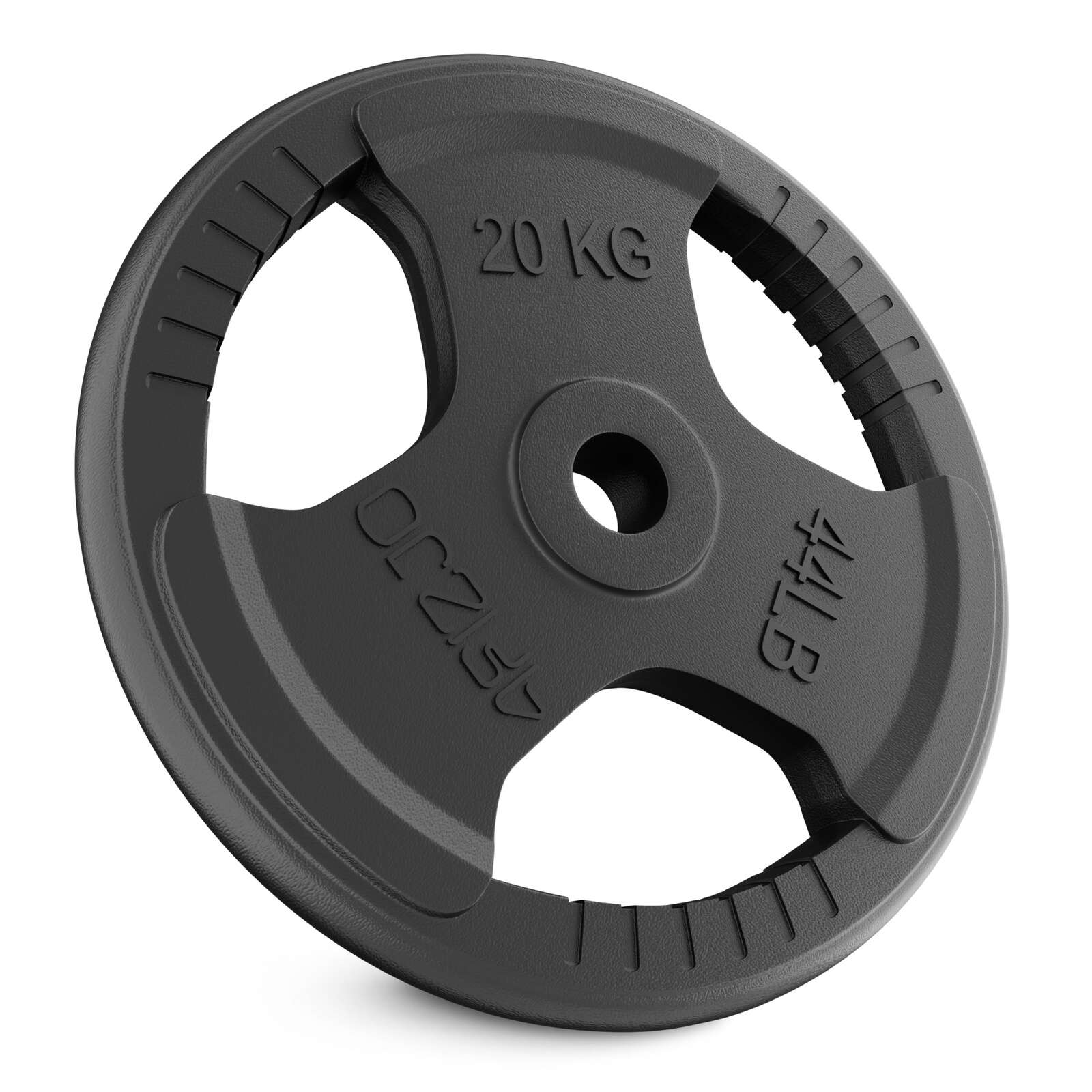4FIZJO öntöttvas Súly 20kg - Fekete