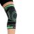 Close-up of 4Fizjo Elastic Knee Stabilizer L - Black and Green
