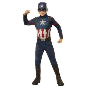 Captain America costume for kids, size S, includes jumpsuit, belt, and mask - Rubie's