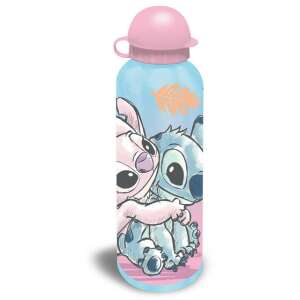 Disney Lilo & Stitch Cheeky Aluminium-Trinkflasche, 500 ml, mit Stitch und Angel - Füttern