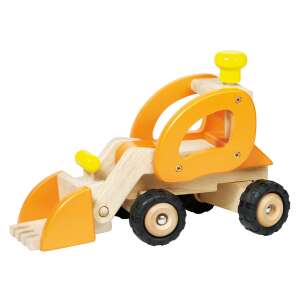 Fa markoló játék, sárga és natúr fa, gyerekeknek, építkezéshez - Goki