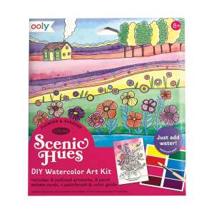 DIY Watercolor Art Set - Scenic Hues - Flowers and Gardens 109584469 - Ooly