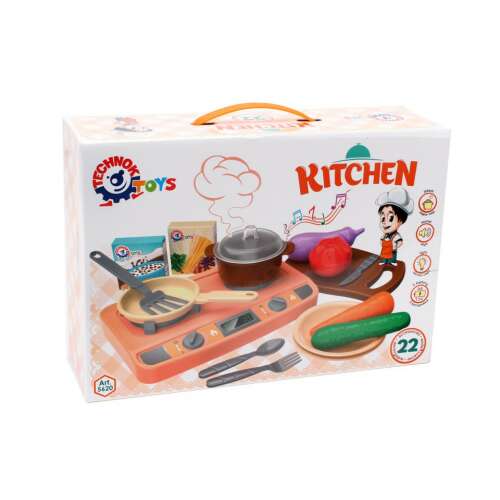 TechnoK Mini Kitchen Set with Steam, Sound and Light Effects 109584839